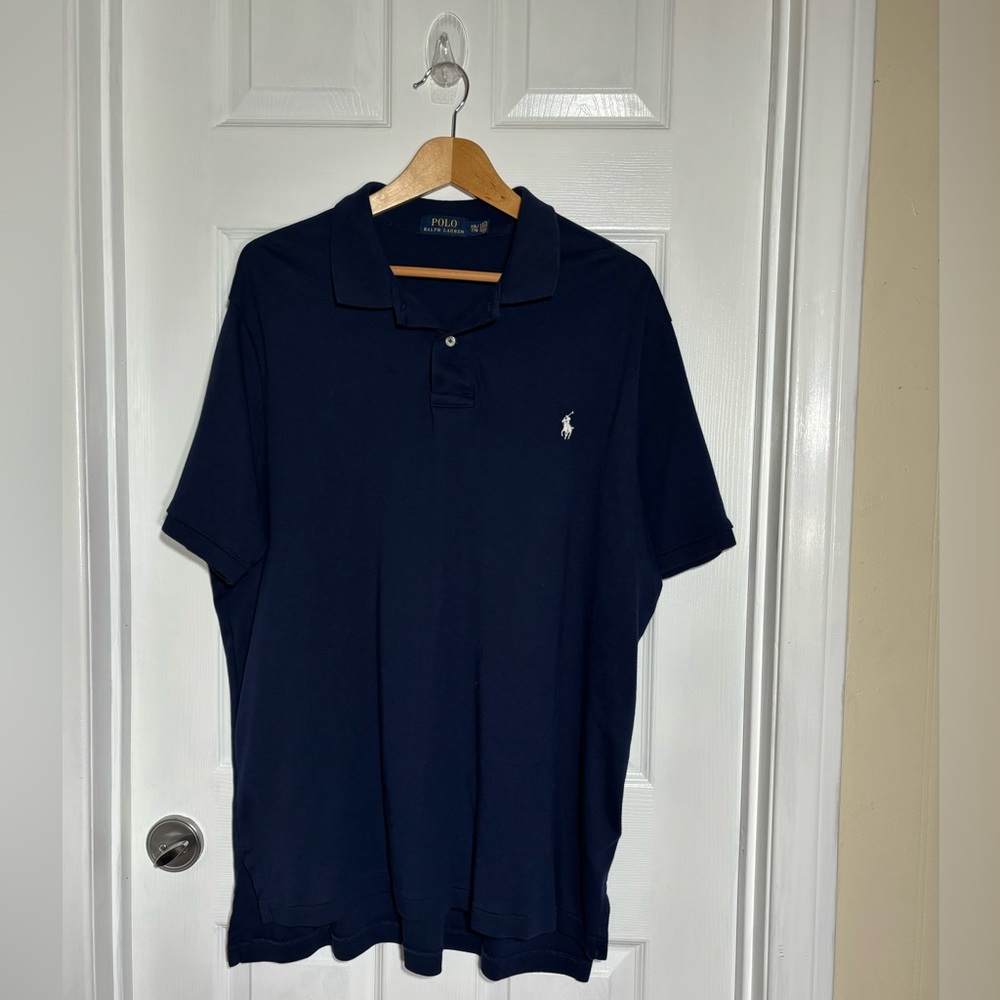 Polo Ralph Lauren Navy Blue Polo Shirt Size XXL